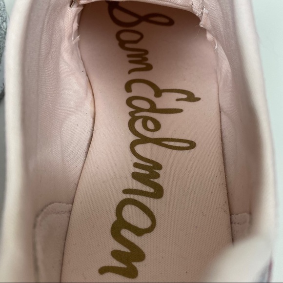 Sam Edelman Kids Girls Stacey Melody Pink Glitter Sneakers - Picture 10 of 12